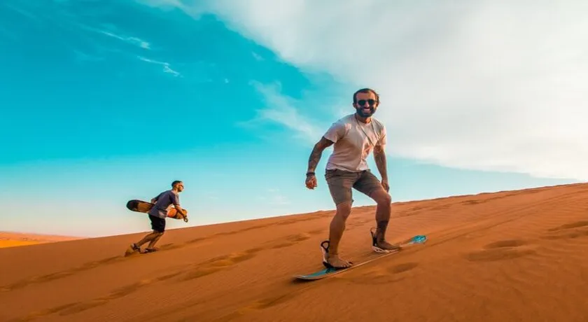 Evening Red Dunes Desert Safari with Barbeque at Al Khayma Camp